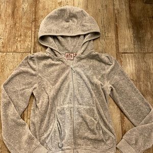 Y2K JUICY velour zip up